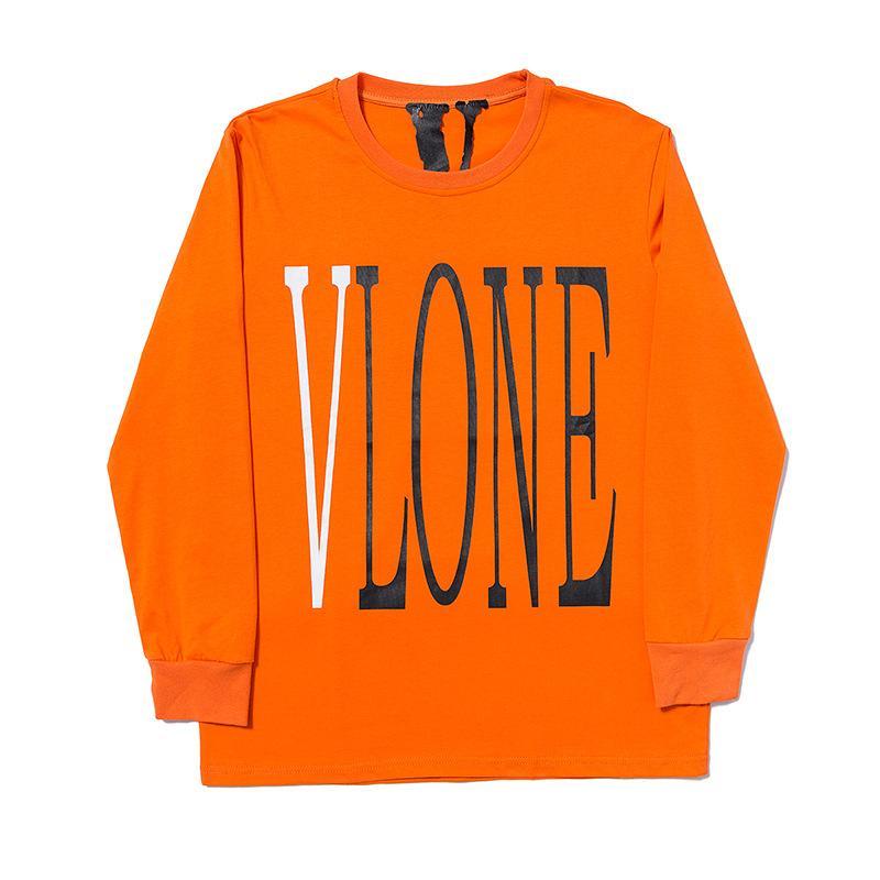 Vlone Sweatshirt Friends Sweater Plus Size Retro Sports Printed Design
