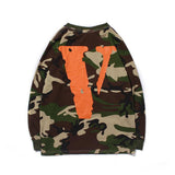 Vlone Sweatshirt Men'S Friends Men'S Large V Long Sleeve Tshirt