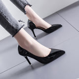 Red Bottom Heels High Heel Pumps Stiletto Heel Ladies Heels Work Shoes Solid Color