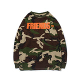 Vlone Sweatshirt Men'S Friends Men'S Large V Long Sleeve Tshirt
