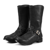 Western Shoes Autumn and Winter Fashion Men's Shoes Casual Men's Leather Boots Short Tube