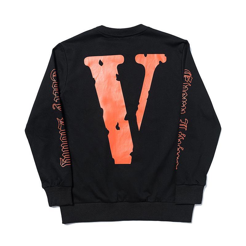 Vlone Hoodie Off Street Hip Hop Jacket Ow Men And Women Couple Sweater