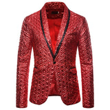Men Prom Outfits Pleated Solid Color Performance Dress