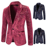 Men Prom Outfits Two-Tone Lightning Bronzing Performance Dress