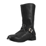 Western Shoes Autumn and Winter Fashion Men's Shoes Casual Men's Leather Boots Short Tube