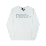 Vlone Sweatshirt Printed Men'S And Women'S Loose Casual Long Sleeves Tshirt Autumn