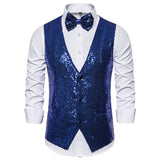 Men Prom Outfits Small Sequined Vest