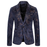 Men Prom Outfits Two-Tone Lightning Bronzing Performance Dress