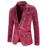 Men Prom Outfits Two-Tone Lightning Bronzing Performance Dress