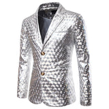 Men Prom Outfits Bronzing Performance Dress Suit