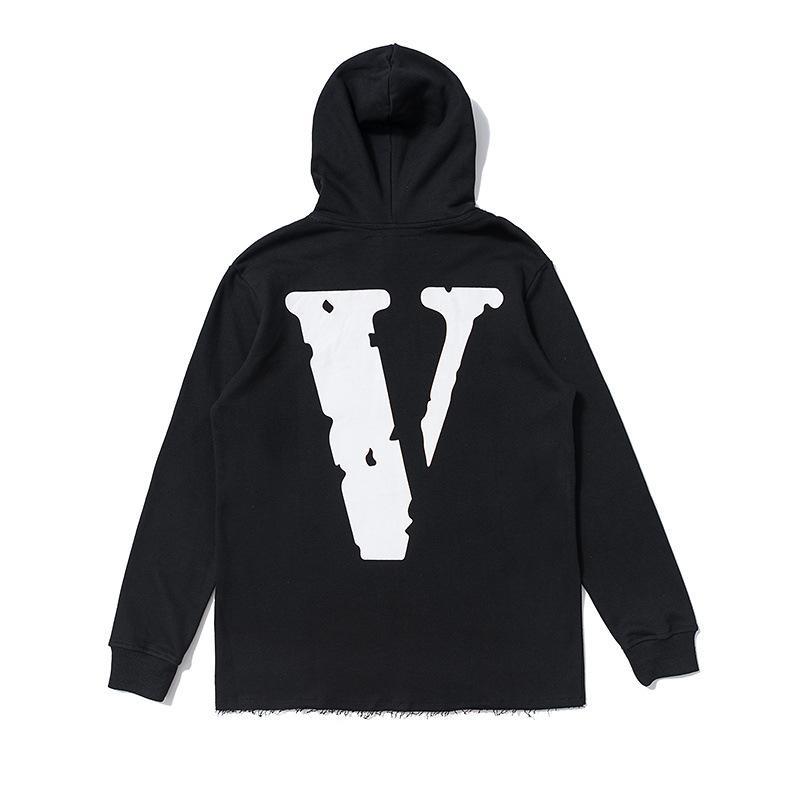 Vlone Hoodie I Love Atl Tee Love Heart Red Heart Men'S Couple Hooded Coat