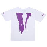 Skull T Shirt Big V Fluorescent Skull