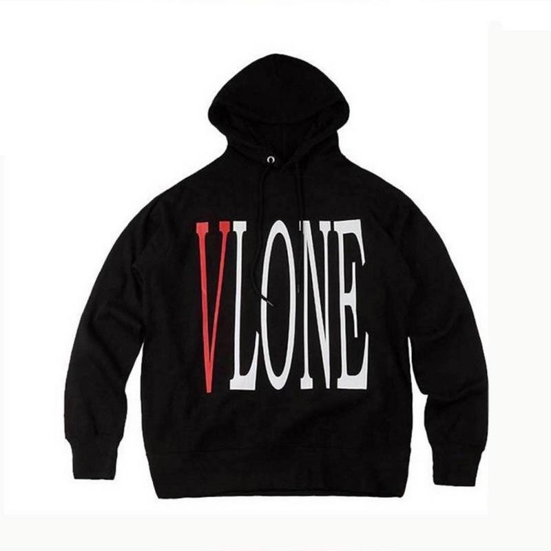 Vlone Hoodie Able Winter Clothes Red Large V Loose Large Size Hoodie Coat