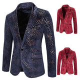 Men Prom Outfits Two-Tone Lightning Bronzing Performance Dress