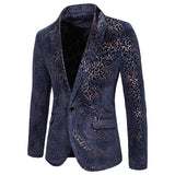 Men Prom Outfits Two-Tone Lightning Bronzing Performance Dress