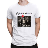 Halloween Costumes Pennywise Michael Myers Men's T-shirt Cotton Matching T-shirt