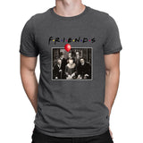 Halloween Costumes Pennywise Michael Myers Men's T-shirt Cotton Matching T-shirt