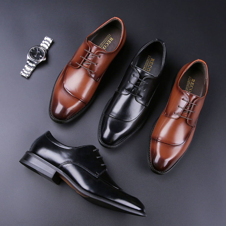Men's Dress Shoes Classic Leather Oxfords Casual Cushioned Loafer Business Casual Men's Shoes