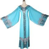 Slim V-neck Printed Dress African Dashiki Ankara Styles Dress