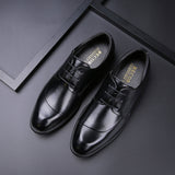 Men's Dress Shoes Classic Leather Oxfords Casual Cushioned Loafer Business Casual Men's Shoes