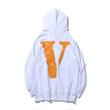 Vlone Hoodie Trendy Autumn And Winter Clothing Trendy Big V Personality Hooded Coat