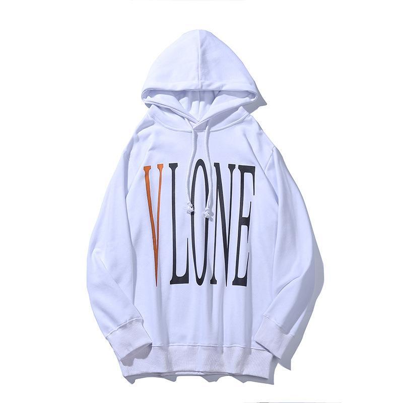 Vlone Hoodie Trendy Autumn And Winter Clothing Trendy Big V Personality Hooded Coat