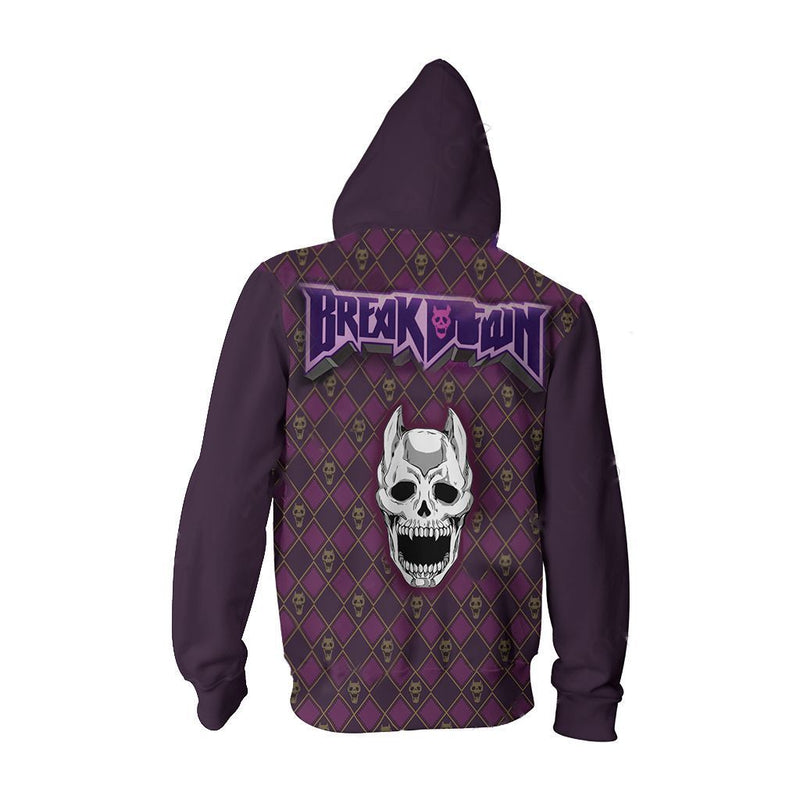 Skull Apparel Sweater Zipper Hooded Cardigan