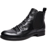 Western Shoes Elastic Casual Men's Men's Short Boots