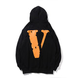 Vlone Hoodie Trendy Autumn And Winter Clothing Trendy Big V Personality Hooded Coat