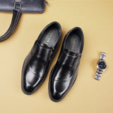 Men's Dress Shoes Classic Leather Oxfords Casual Cushioned Loafer Business Casual Men's Formal Wear