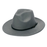Black Cowboy Hat Autumn and Winter Vintage Top Hat Women's Trendy Hat