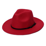 Black Cowboy Hat Autumn and Winter Vintage Top Hat Women's Trendy Hat