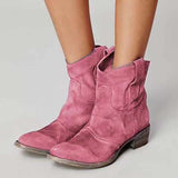 Western Shoes Autumn and Winter Women's Shoes plus Size Women's Boots Retro Ankle Boots Women's Boots