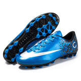 Football Shoes Soccer Shoes Men's AG Spike Sneakers Swing Frosted Toe Holder