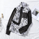 Men Shirts Long Sleeve Shirt with Tie