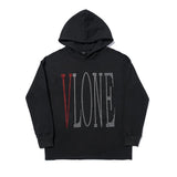 Vlone Hoodie Men'S Sweater Male And Female Large Size Retro Sports Loosefitting Hoodie