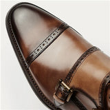Western Shoes Flat Pointed Toe Brushed Zipper Casual Men's Boots