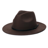 Black Cowboy Hat Autumn and Winter Vintage Top Hat Women's Trendy Hat