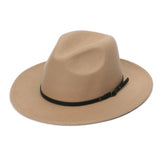 Black Cowboy Hat Autumn and Winter Vintage Top Hat Women's Trendy Hat
