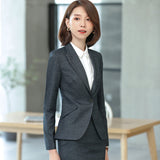 Interview Suit Women's Suit Fall Winter Fashion Slim-Fitting Work Clothes