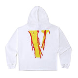 Vlone Hoodie Plus Size Retro Sports Hoodie Coat
