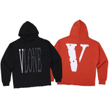 Vlone Hoodie Casual Able Hiphop Street Loose Hooded Sweater For Men