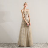 Long Homecoming Dresses Autumn and Winter Suspender Dress Princess Western Style