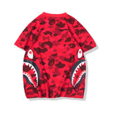 Bathing Ape T Shirt Summer Camouflage Youth Couple Wear Short Sleeve