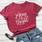 Merry and Bright Sweatshirts Merry and Bright Short Sleeve Top