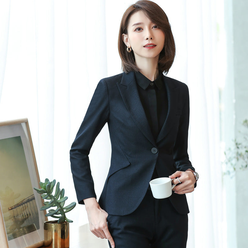 Interview Suit Women's Suit Fall Winter Fashion Slim-Fitting Work Clothes