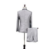 Black Tie Attire Suit Host Stage Costume