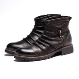 Yellowstone Cowboy Boots Men'S Retro Cowboy Boot High-Top Dr. Martens Boots Men'S Ankle Boots
