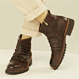 Yellowstone Cowboy Boots Men'S Retro Cowboy Boot High-Top Dr. Martens Boots Men'S Ankle Boots