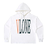 Vlone Hoodie Men'S Loose Plus Size Hooded Sweater